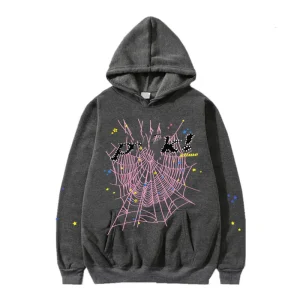 Sp5der Hoodie - Drak Gray