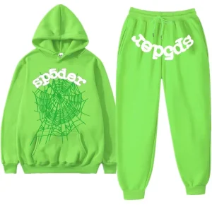Sp5der Tracksuit - Green