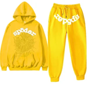 Sp5der Tracksuit - Yellow