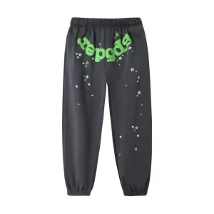 Spider Wait Web Sweatpants Slate Grey