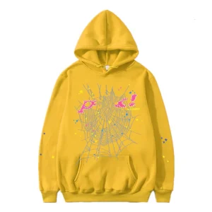 Spider Hoodie – Mustard yellow