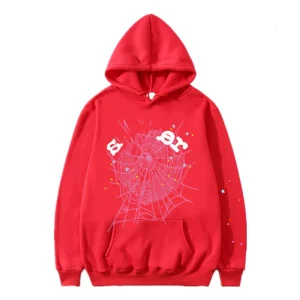 Spider P*nk Hoodie 'Red'
