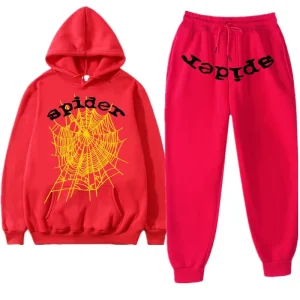 Spider Tracksuit – Royal Red