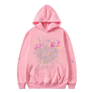 Spider Gray Hoodie 'Baby Pink'