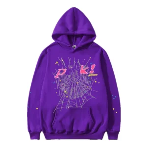 Sp5der Hoodie -Violet Purple