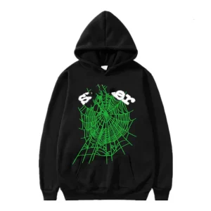Sp5der Green Hoodie ‘Black’